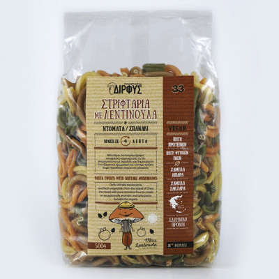 Στριφτάρια με λαχανικά & λεντινούλα 500gr Δίρφυς Στριφτάρια με λαχανικά & λεντινούλα 500gr Δίρφυς