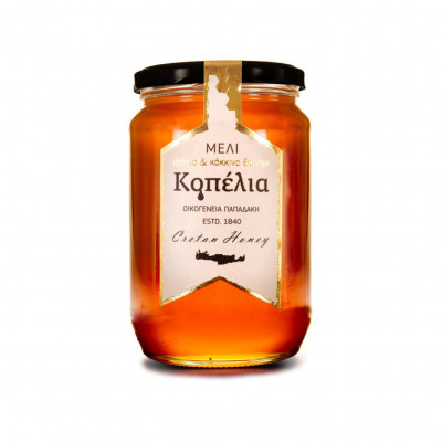 Μέλι Κρητικό με κόκκινο και λευκό θυμάρι 950gr Κοπέλια Μέλι Κρητικό με κόκκινο και λευκό θυμάρι 950gr Κοπέλια