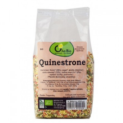 Quinestrone Κινόα Καρότο Πράσο 250gr Όλα Bio bio Quinestrone Κινόα Καρότο Πράσο 250gr Όλα Bio bio