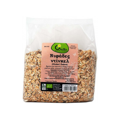 Νιφάδες Ντίνκελ 500gr Όλα Bio bio Νιφάδες Ντίνκελ 500gr Όλα Bio bio