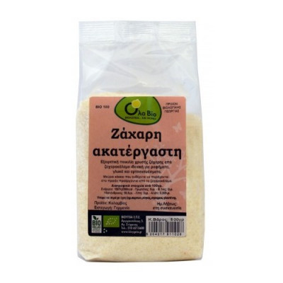 Ζάχαρη Ακατέργαστη (Χρυσή) 500gr Όλα Bio bio Ζάχαρη Ακατέργαστη (Χρυσή) 500gr Όλα Bio bio