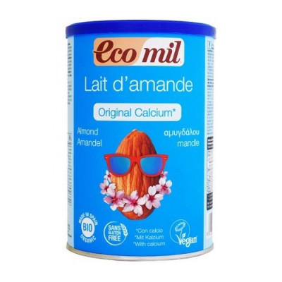Γάλα Αμυγδάλου Σκόνη με Ασβέστιο 400gr Ecomil bio Γάλα Αμυγδάλου Σκόνη με Ασβέστιο 400gr Ecomil bio