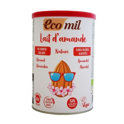 Γάλα Αμυγδάλου Σκόνη χωρίς Ζάχαρη 400gr Ecomil bio Γάλα Αμυγδάλου Σκόνη χωρίς Ζάχαρη 400gr Ecomil bio