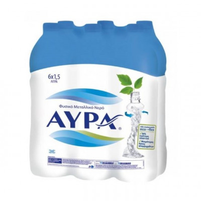 Νερό Αύρα 6 x 1,5lt Νερό Αύρα 6 x 1,5lt