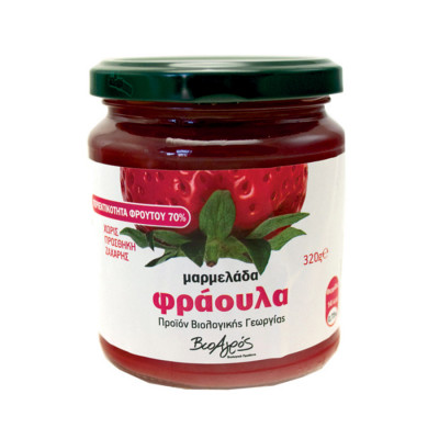Μαρμελάδα Φράουλα Χωρίς Ζάχαρη 320gr ΒιοΑγρός bio Μαρμελάδα Φράουλα Χωρίς Ζάχαρη 320gr ΒιοΑγρός bio