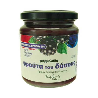 Μαρμελάδα Φρούτα του Δάσους 320gr ΒιοΑγρός bio Μαρμελάδα Φρούτα του Δάσους 320gr ΒιοΑγρός bio