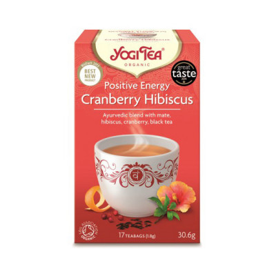 Cranberry Ηibiscus 30.6gr Yogi Tea bio Cranberry Ηibiscus 30.6gr Yogi Tea bio