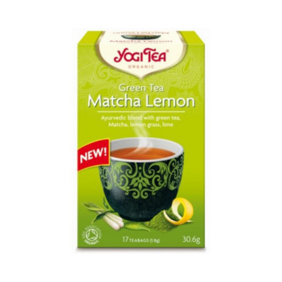 Green Matcha Lemon 30,6gr Yogi Tea bio Green Matcha Lemon 30,6gr Yogi Tea bio