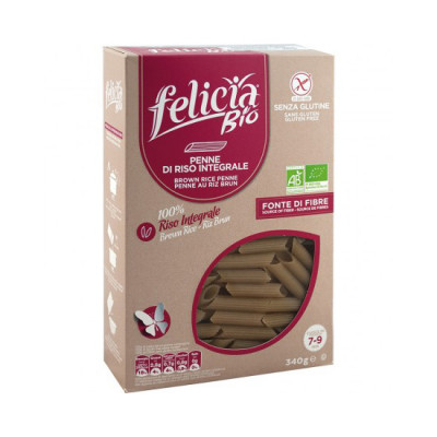 Πένες Καστανού Ρυζιού Χωρίς Γλουτένη 340gr Felicia bio Πένες Καστανού Ρυζιού Χωρίς Γλουτένη 340gr Felicia bio