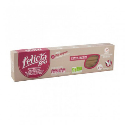Σπαγγέτι Καστανού Ρυζιού Χωρίς Γλουτένη 400gr Felicia bio Σπαγγέτι Καστανού Ρυζιού Χωρίς Γλουτένη 400gr Felicia bio