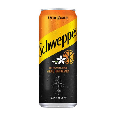 Schweppes Orangeade 330ml (4αδα) Pack Schweppes Orangeade 330ml (4αδα) Pack