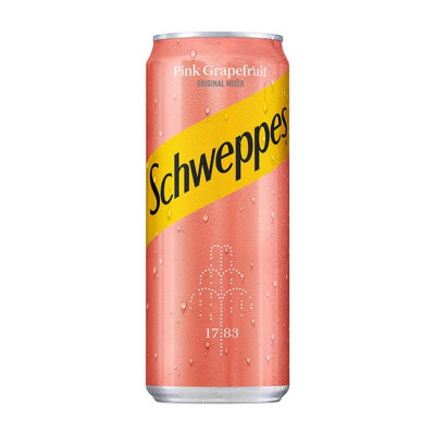 Schweppes Pink Grapefruit 330ml (4αδα) Pack Schweppes Pink Grapefruit 330ml (4αδα) Pack
