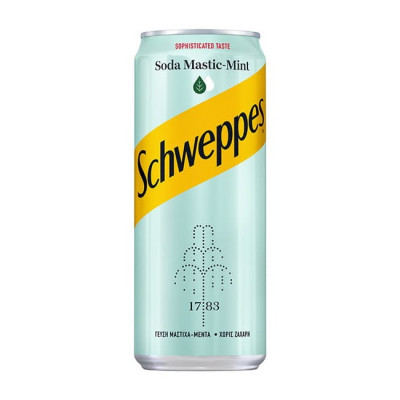 Schweppes Mastic Mint 330ml (4αδα) Pack Schweppes Mastic Mint 330ml (4αδα) Pack