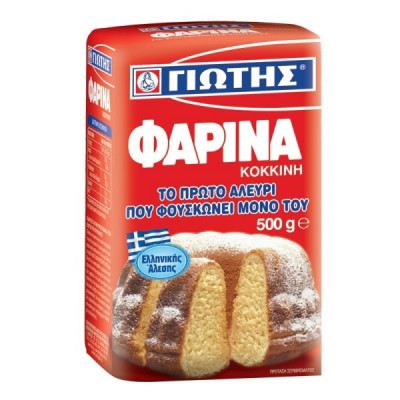 Φαρίνα κόκκινη Γιώτης 500gr Φαρίνα κόκκινη Γιώτης 500gr
