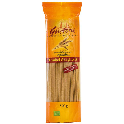 Σπαγγετι Ντινκελ Λευκο 500gr Gustoni Bio bio Σπαγγετι Ντινκελ Λευκο 500gr Gustoni Bio bio