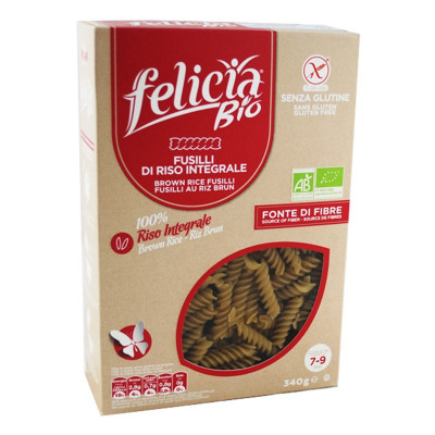 Βιδες Καστανου Ρυζιου Χωρίς Γλουτένη 340gr Felicia Bio bio Βιδες Καστανου Ρυζιου Χωρίς Γλουτένη 340gr Felicia Bio bio