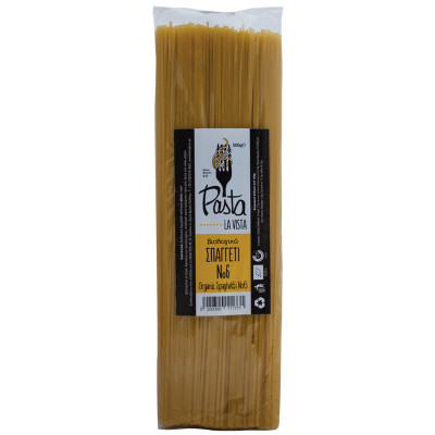 Σπαγγετι Pasta La Vista No.6 500gr Bio bio Σπαγγετι Pasta La Vista No.6 500gr Bio bio