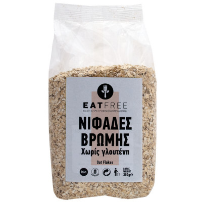 Νιφαδες Βρωμης Ολικης Χωρις Γλουτένη 300gr Eat Free Bio bio Νιφαδες Βρωμης Ολικης Χωρις Γλουτένη 300gr Eat Free Bio bio