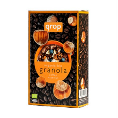 Γκρανολα Καφες & Φουντουκι 400gr Qrop Bio bio Γκρανολα Καφες & Φουντουκι 400gr Qrop Bio bio