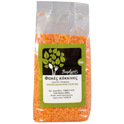 Φακες Κοκκινες 500gr Bioαγρος Bio bio Φακες Κοκκινες 500gr Bioαγρος Bio bio