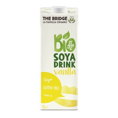Ροφημα Σογιας Βανιλια Χωρίς Γλουτένη 1lt The Bridge Bio bio Ροφημα Σογιας Βανιλια Χωρίς Γλουτένη 1lt The Bridge Bio bio
