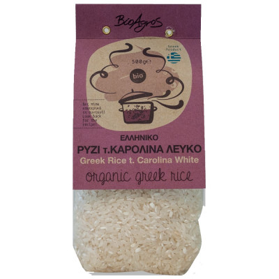 Ρυζι Καρολινα 500gr Bioαγρος Bio bio Ρυζι Καρολινα 500gr Bioαγρος Bio bio