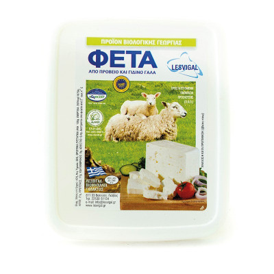 Φετα Ταπερ 400gr Λεσβιγαλ Bio bio Φετα Ταπερ 400gr Λεσβιγαλ Bio bio