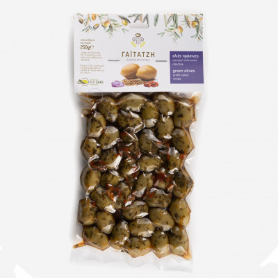 Ελιές Πράσινες Συνταγή Eλληνικής Σαλάτας 250gr Γαϊτατζή Ελιές Πράσινες Συνταγή Eλληνικής Σαλάτας 250gr Γαϊτατζή