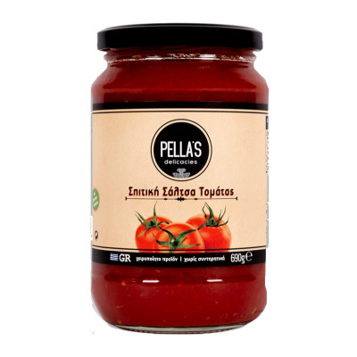 Σάλτσα Ντομάτας Σπιτική 690gr Pellas Delicacies Σάλτσα Ντομάτας Σπιτική 690gr Pellas Delicacies