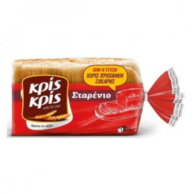 Ψωμί του Τοστ Σταρένιο 350gr Κρις Κρις Ψωμί του Τοστ Σταρένιο 350gr Κρις Κρις