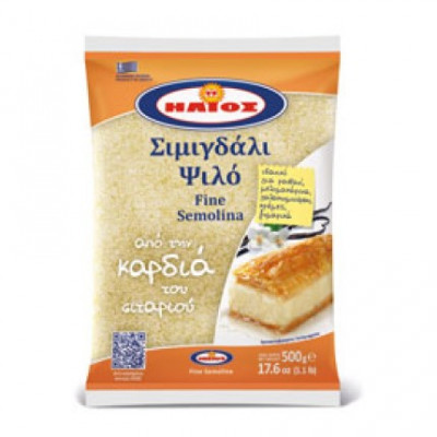 Σιμιγδάλι Ψιλό 500gr Ήλιος Σιμιγδάλι Ψιλό 500gr Ήλιος