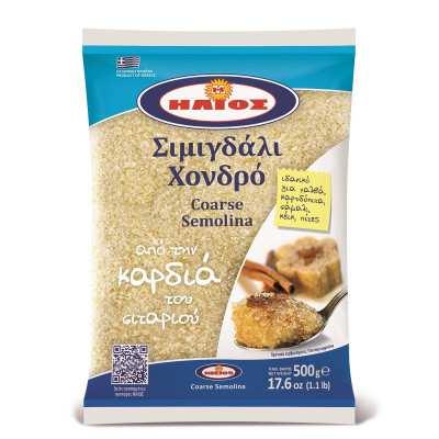 Σιμιγδάλι Χονδρό 500gr Ήλιος Σιμιγδάλι Χονδρό 500gr Ήλιος