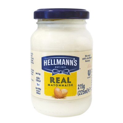 Μαγιονέζα Real 225ml Hellmann's Μαγιονέζα Real 225ml Hellmann's