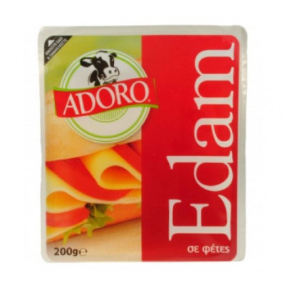 Τυρί Edam σε Φέτες 200gr Adoro Τυρί Edam σε Φέτες 200gr Adoro