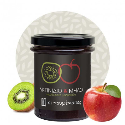 Μαρμελάδα Ακτινίδιο & Μήλο 220gr Οι Γουμένισσες Μαρμελάδα Ακτινίδιο & Μήλο 220gr Οι Γουμένισσες