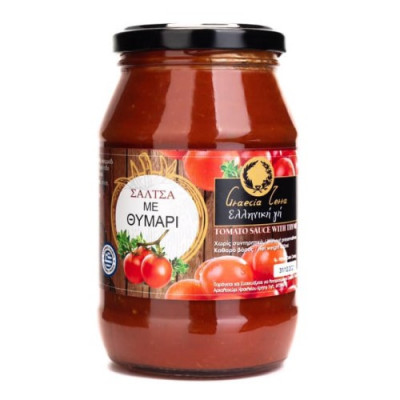 Graecia Terra Σάλτσα με Θυμάρι 430ml Graecia Terra Σάλτσα με Θυμάρι 430ml