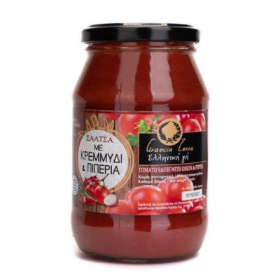 Graecia Terra Σάλτσα με Κρεμμύδι & Πιπεριά 430ml Graecia Terra Σάλτσα με Κρεμμύδι & Πιπεριά 430ml