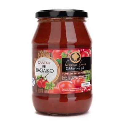 Graecia Terra Σάλτσα με Βασιλικό 430ml Graecia Terra Σάλτσα με Βασιλικό 430ml