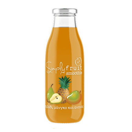 Smoothie Αχλάδι Μάνγκο Ανανάς 250ml Smoothie Αχλάδι Μάνγκο Ανανάς 250ml