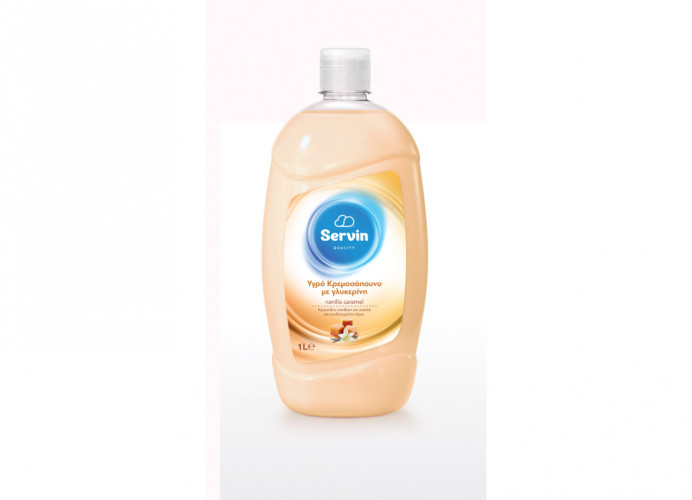 Κρεμοσάπουνο Vanilla Caramel 1lt Servin Κρεμοσάπουνο Vanilla Caramel 1lt Servin