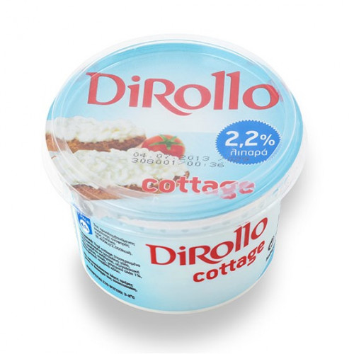 Τυρί Dirollo Cottage 225gr Τυρί Dirollo Cottage 225gr