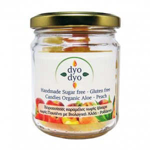 Καραμέλες Dyo Dyo Αλόη-Ροδάκινο 125gr Καραμέλες Dyo Dyo Αλόη-Ροδάκινο 125gr