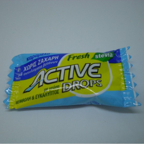 Καραμέλες Active Drops Μενθόλη & Ευκάλυπτος Καραμέλες Active Drops Μενθόλη & Ευκάλυπτος
