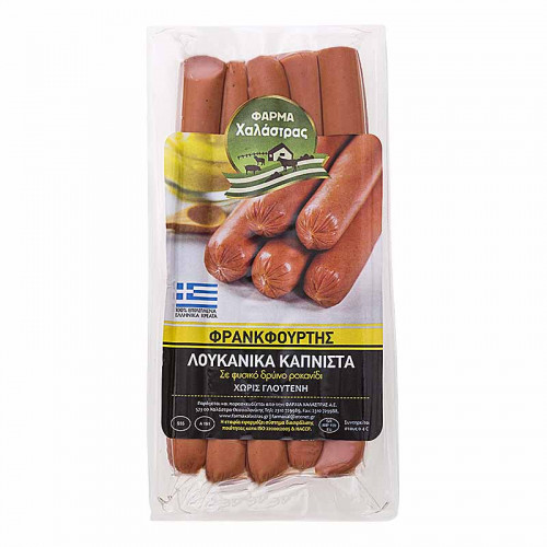 Λουκάνικα Βραστά 400gr Φάρμα Χαλάστρας Λουκάνικα Βραστά 400gr Φάρμα Χαλάστρας